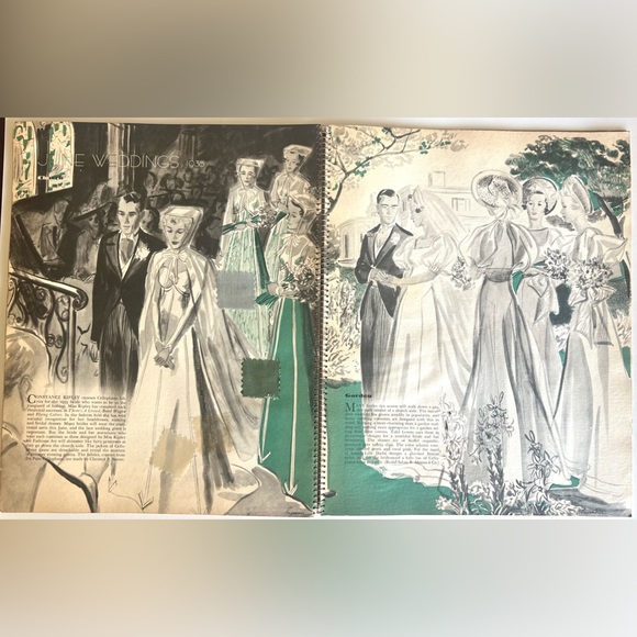 Dessie Barr 1933 Fashions Art Vol 1 No 4, Spiral Bound, Extremely RARE - Picture 11 of 16